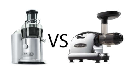 There are two main types of juicers in the market